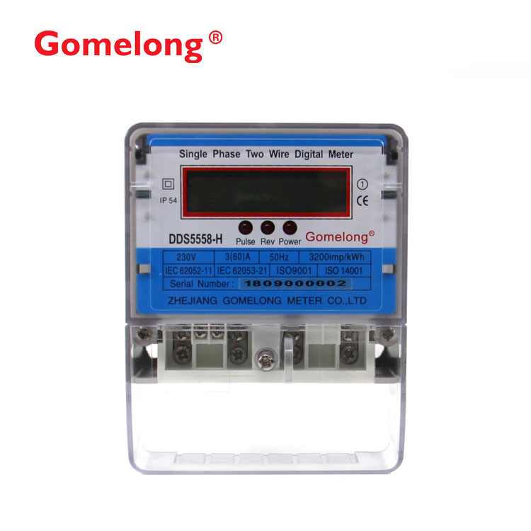 How do you read a single-phase electric meter?